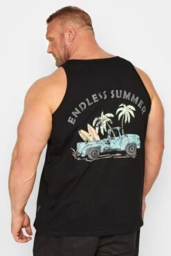 BadRhino Big & Tall 2 PACK Black & Yellow 'Endless Summer' Vests 5 BadRhino Big & Tall 2 PACK Black & Yellow 'Endless Summer' Vests -Urban Fitwear Sales 00019936 bf96 41 207950 B