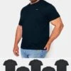 BadRhino Big & Tall 5 PACK Black Core T-Shirts