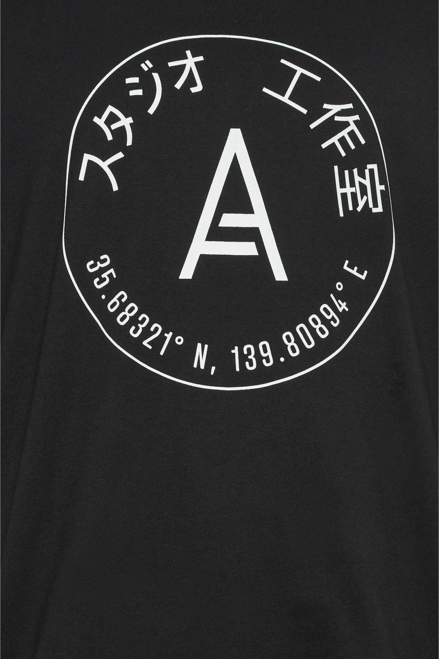 STUDIO A Big & Tall Black Logo Print T-Shirt 2 STUDIO A Big & Tall Black Logo Print T-Shirt - Image 2