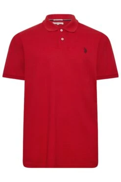 U.S. POLO ASSN. Big & Tall Red Core Polo Shirt -Urban Fitwear Sales 1443188f 4827 44 207877 X