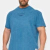 GNP Big & Tall Blue Logo Oversized T-Shirt