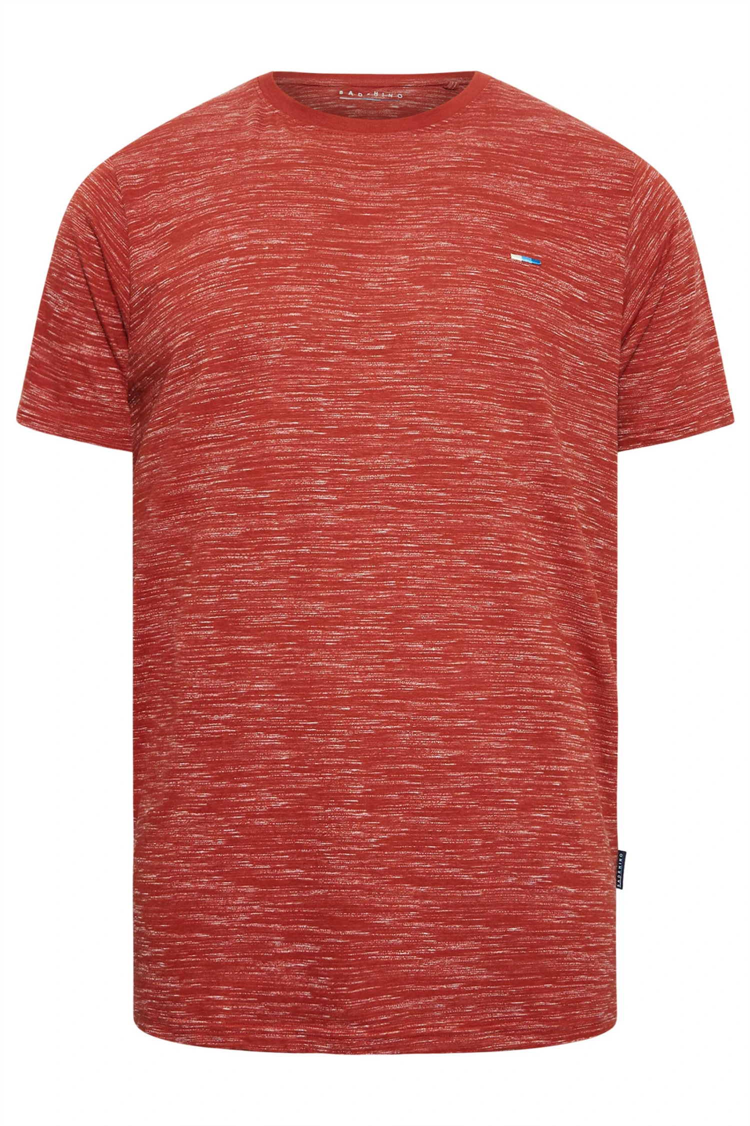 BadRhino Big & Tall Red Injected Slub T-Shirt 2 BadRhino Big & Tall Red Injected Slub T-Shirt - Image 2