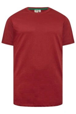 D555 Big & Tall Burgundy Red Core T-Shirt -Urban Fitwear Sales 19ebbc20 c46b 40 208113 X