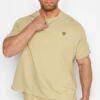 LYLE & SCOTT Big & Tall Beige Brown Core T-Shirt