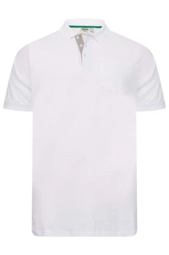 D555 Big & Tall White Core Polo Shirt -Urban Fitwear Sales 1f16cb74 57f9 44 208114 X