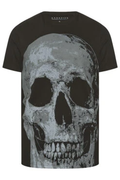 BadRhino Big & Tall Black Large Skull T-Shirt -Urban Fitwear Sales 1f381053 d73e 47 207962 X