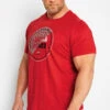 JACK & JONES Big & Tall Red Printed T-Shirt