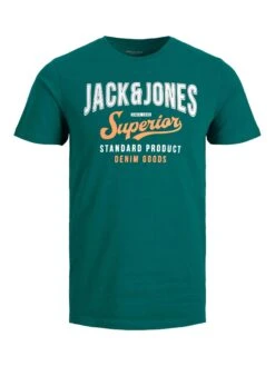 JACK & JONES Big & Tall Dark Green Superior Logo T-Shirt -Urban Fitwear Sales 2337c5e6 c06b 43 207173 X