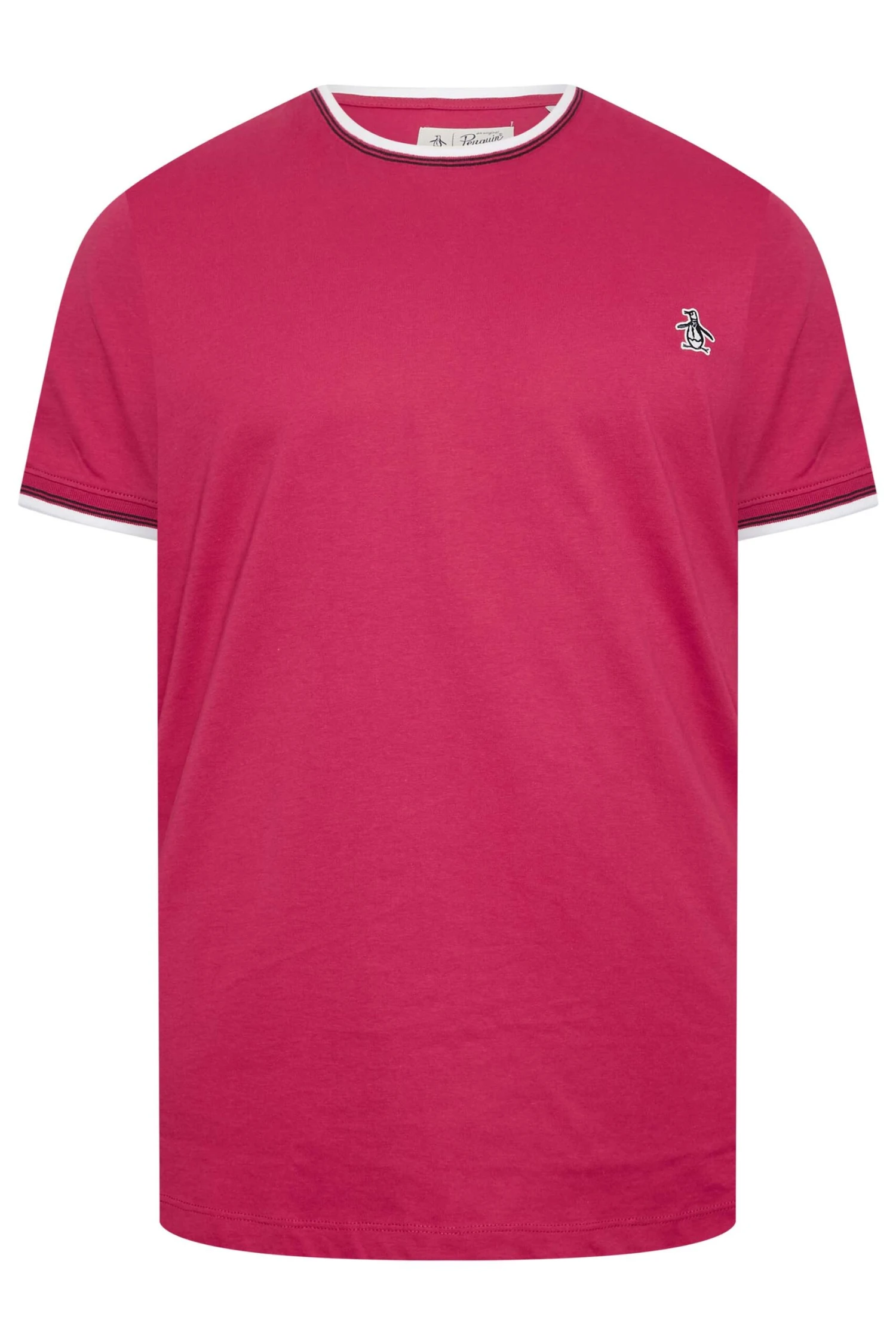 PENGUIN MUNSINGWEAR Big & Tall Red Ringer T-Shirt 3 PENGUIN MUNSINGWEAR Big & Tall Red Ringer T-Shirt - Image 3