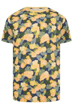 BadRhino Big & Tall Yellow Hawaiian T-shirt -Urban Fitwear Sales 24ea289e bb1f 4d 207996 X