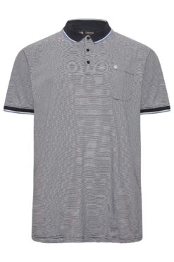 ESPIONAGE Big & Tall Navy Blue Stripe Polo Shirt -Urban Fitwear Sales 2da24ae5 3f57 41 206844 X