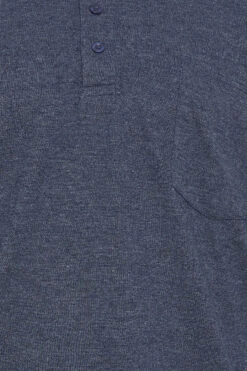 D555 Big & Tall Navy Blue Marl Pique Polo Shirt -Urban Fitwear Sales 2f8f557a dfbc 4f 209430 1