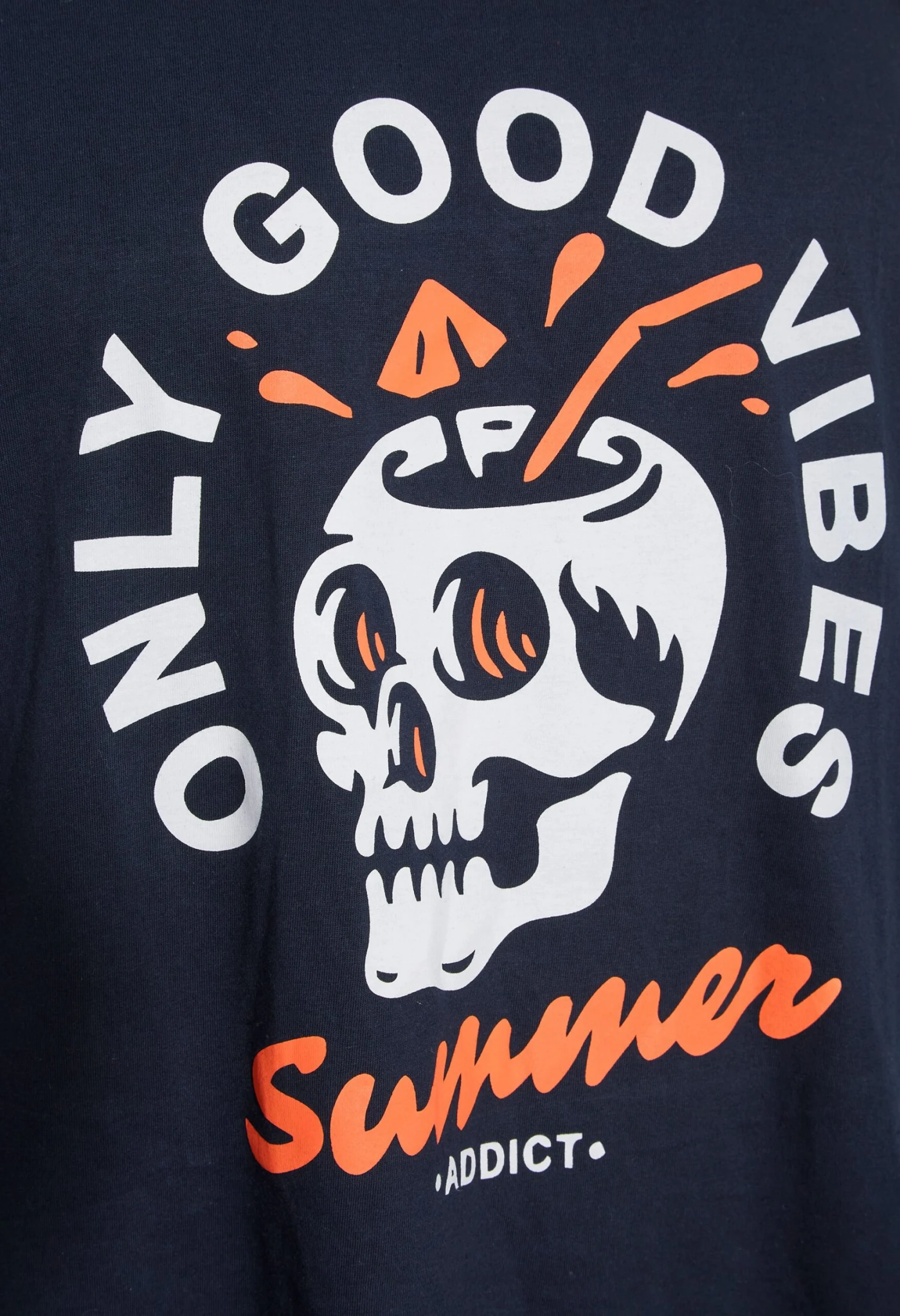 BadRhino Big & Tall Navy Blue Skull Vest 2 BadRhino Big & Tall Navy Blue Skull Vest - Image 2