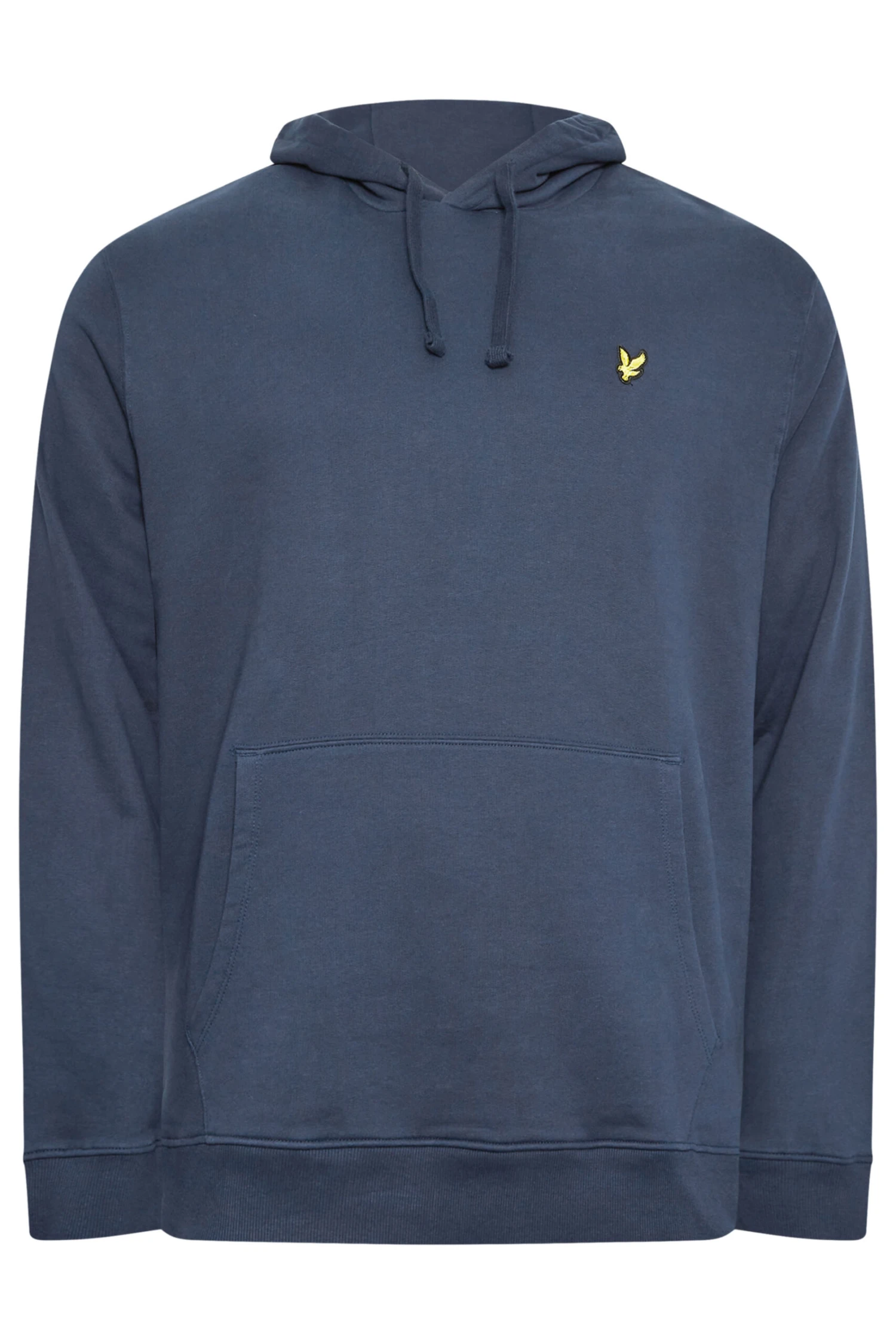 LYLE & SCOTT Big & Tall Navy Blue Hoodie 2 LYLE & SCOTT Big & Tall Navy Blue Hoodie - Image 2