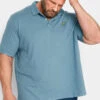 LYLE & SCOTT Big & Tall Mid Blue Core Polo Shirt
