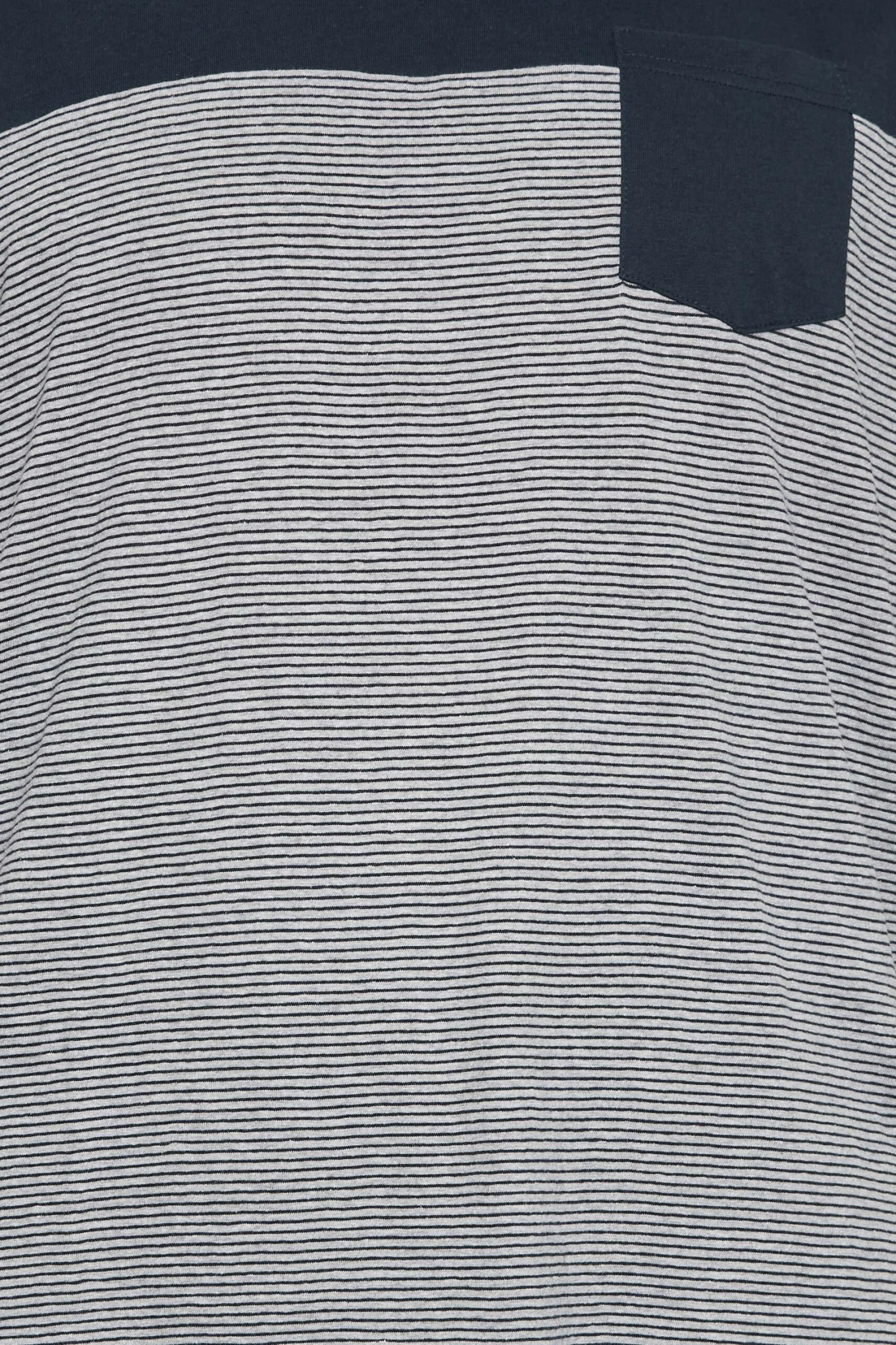 BadRhino Big & Tall Blue Pocket Stripe T-Shirt 2 BadRhino Big & Tall Blue Pocket Stripe T-Shirt - Image 2