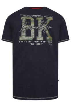 D555 Big & Tall Navy Blue Brooklyn Camo T-Shirt -Urban Fitwear Sales 41104d3e ce37 43 208396 X