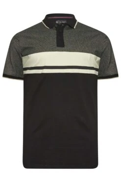 KAM Big & Tall Black Dobby Polo Shirt 5 KAM Big & Tall Black Dobby Polo Shirt -Urban Fitwear Sales 42243f19 c316 4d 207763 X