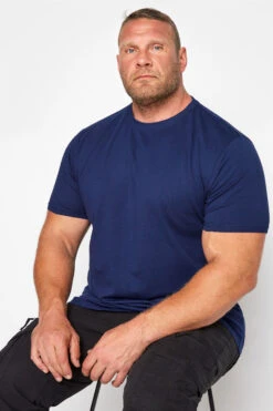D555 Big & Tall Navy Blue Core T-Shirt