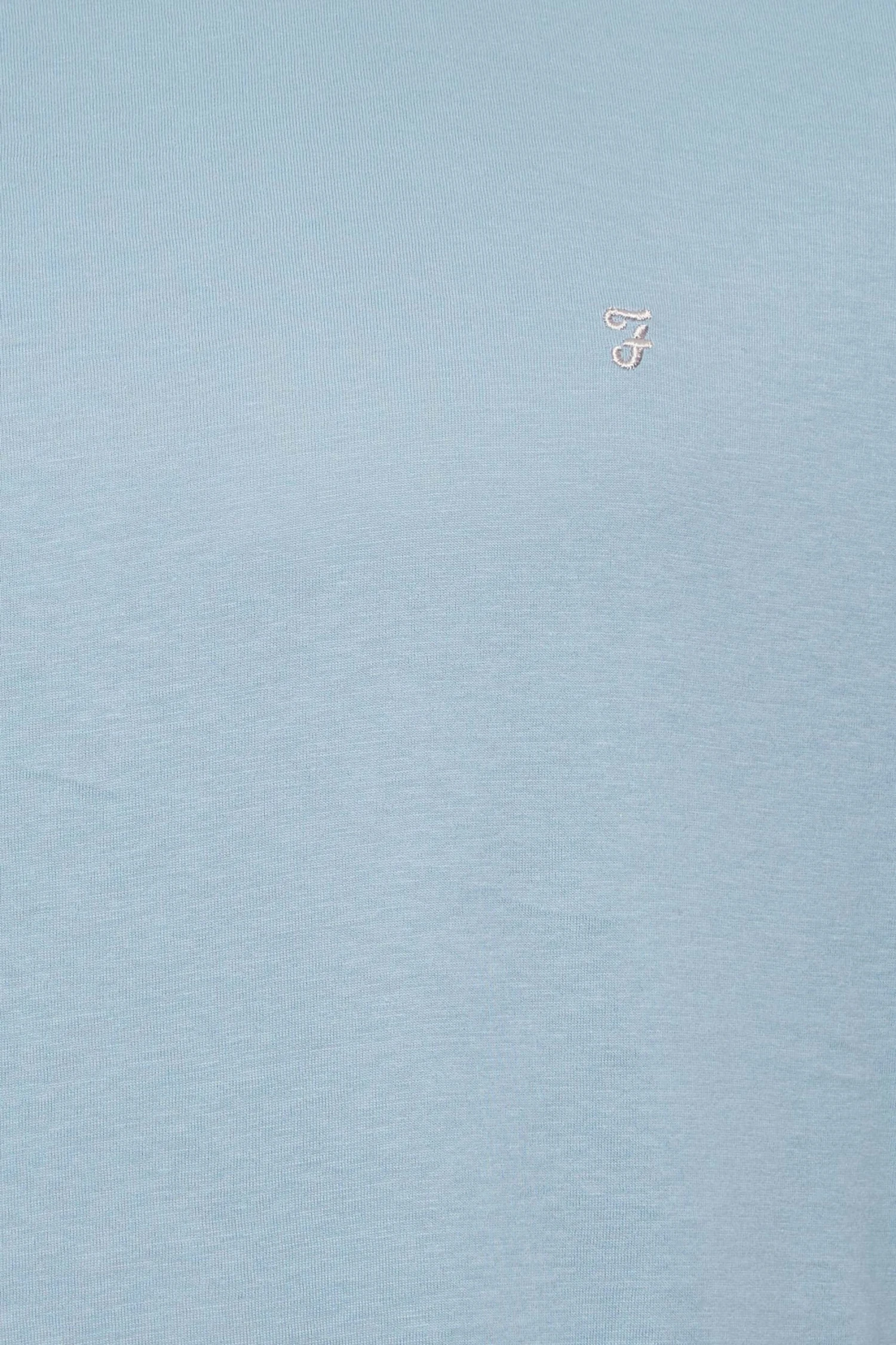 FARAH Big & Tall Light Blue Core T-Shirt 2 FARAH Big & Tall Light Blue Core T-Shirt - Image 2