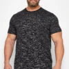 BadRhino Big & Tall Black Injected Slub T-Shirt