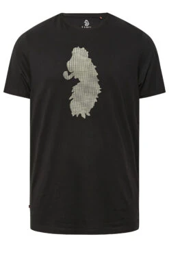 LUKE 1977 Big & Tall Black Stubble Sport T-Shirt -Urban Fitwear Sales 5b73c46f 86fe 49 206731 X
