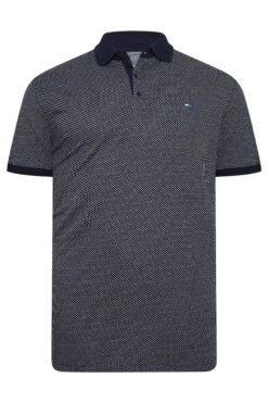 BadRhino Bad & Tall Navy Geometric Polo Shirt 5 BadRhino Bad & Tall Navy Geometric Polo Shirt -Urban Fitwear Sales 5d46ce59 90a6 4b 208089 X
