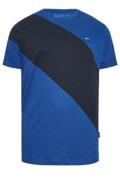 BadRhino Big & Tall Blue Diagonal Stripe T-Shirt -Urban Fitwear Sales 5d704935 702f 4f 208003 X