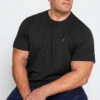 FARAH Big & Tall Black Core T-Shirt