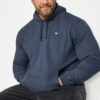 LYLE & SCOTT Big & Tall Navy Blue Hoodie
