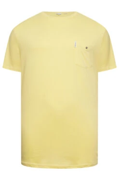 BEN SHERMAN Big & Tall Lemon Yellow Signature Pocket T-Shirt -Urban Fitwear Sales 6193d1a4 9a17 4c 207541 X