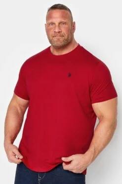 Urban Fitwear Sales 5 U.S. POLO ASSN. Big & Tall Red Core T-Shirt