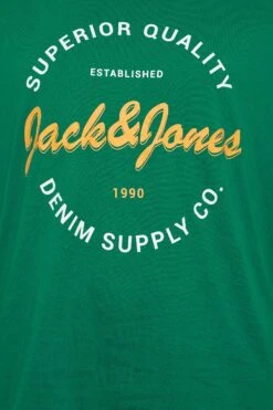 JACK & JONES Big & Tall Bright Green Printed Crew Neck T-Shirt -Urban Fitwear Sales 66bb6021 8f24 45 207301 Z
