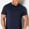 FARAH Big & Tall Navy Blue Core T-Shirt