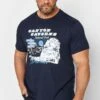 BadRhino Big & Tall Navy Blue 'Canyon Caverns' T-Shirt