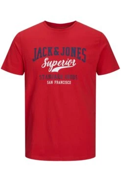 JACK & JONES Big & Tall Red 'Superior' Printed Logo T-Shirt 3 JACK & JONES Big & Tall Red 'Superior' Printed Logo T-Shirt -Urban Fitwear Sales 7242eabb d922 4c 206405 F
