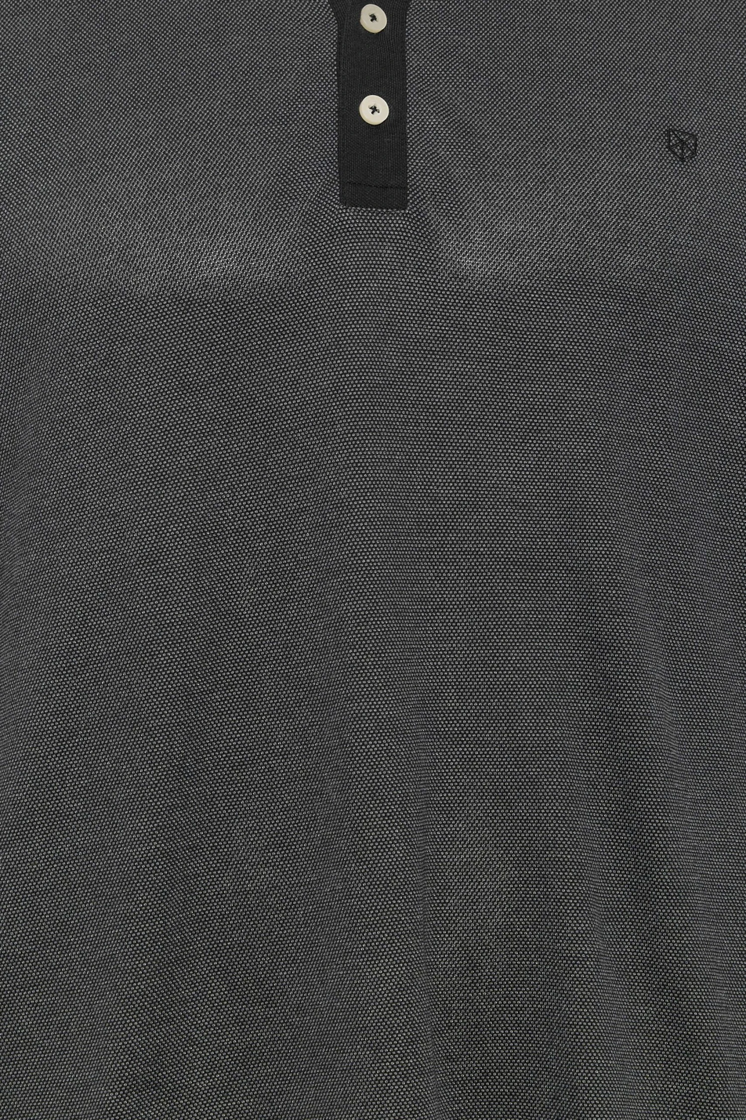 JACK & JONES Big & Tall Grey Long Sleeve Polo Shirt 2 JACK & JONES Big & Tall Grey Long Sleeve Polo Shirt - Image 2