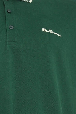 BEN SHERMAN Big & Tall Green Chevron Collar Polo Shirt -Urban Fitwear Sales 7c989a0f 3de4 4c 208346 6