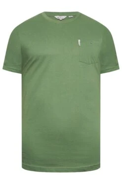 BEN SHERMAN Big & Tall Rich Fern Green Signature Pocket T-Shirt -Urban Fitwear Sales 7f0c781a 284b 4d 207539 X