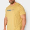 JACK & JONES Big & Tall Yellow Logo T-Shirt