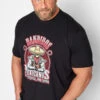 ESPIONAGE Big & Tall Black 'Mexican Bandit' Printed T-Shirt