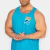 BadRhino Big & Tall Blue Malibu Vest Top