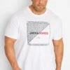 JACK & JONES Big & Tall White Printed T-Shirt