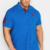 U.S. POLO ASSN. Big & Tall Blue Player 3 Logo Polo Shirt