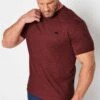 RAGING BULL Big & Tall Burgundy Red Signature T-Shirt