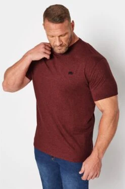 RAGING BULL Big & Tall Burgundy Red Signature T-Shirt