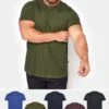 BadRhino Big & Tall 5 Pack Black & Blue Core T-Shirts
