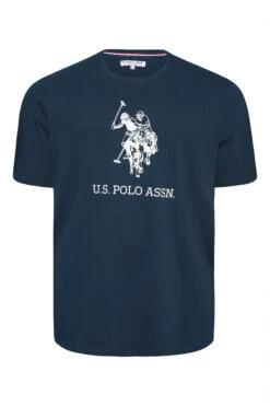 U.S. POLO ASSN. Big & Tall Navy Blue Rider Logo T-Shirt -Urban Fitwear Sales b2fa64b0 41d7 43 206348 X