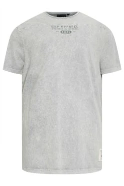 GNP Big & Tall Light Grey Logo Oversized T-Shirt -Urban Fitwear Sales b5836129 7b31 42 208772 X