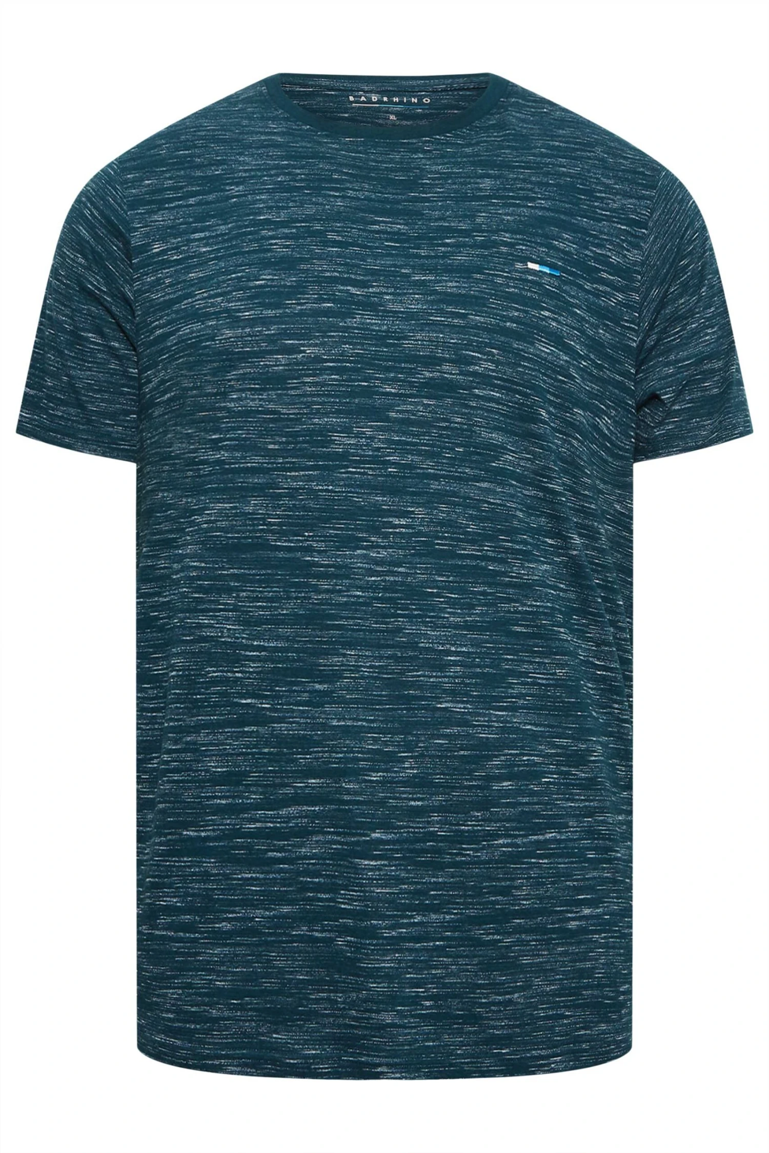 BadRhino Big & Tall Teal Green Injected Slub T-Shirt 2 BadRhino Big & Tall Teal Green Injected Slub T-Shirt - Image 2